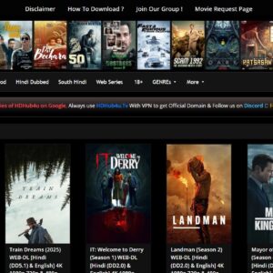HDhub4u WordPress Movie Website Template